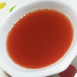 たっぷりトマトの冷製スープ